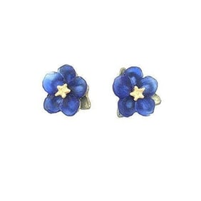 Michael Michaud Blue Violet Earrings