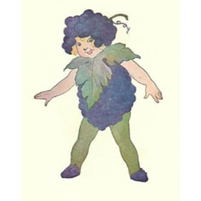 1914 Children's Prints, Wild Grape, Miss Grape Fruit