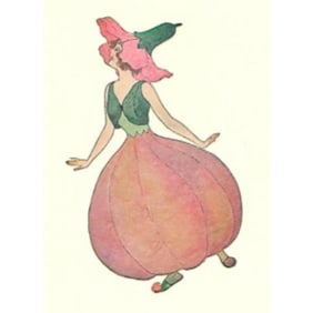 1914 Children's Print, Pomegranate, Little Miss Sugar Cane