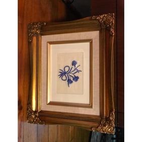 Daughters of The American Revolution Carnation Embroidery