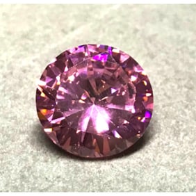 36ct Russian Pink Cubic Zirconia Diamond Simulant