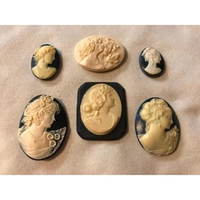 Hobbyist Lot Group of Composite Cameos