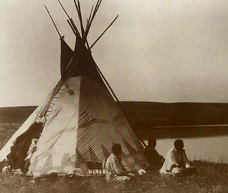 Native American History Crow Family Photo Print