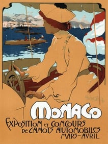Monaco Exposition Ceramic Art Tile