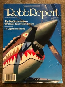 1989 Robb Report Magazine, World War II Warbirds Cover