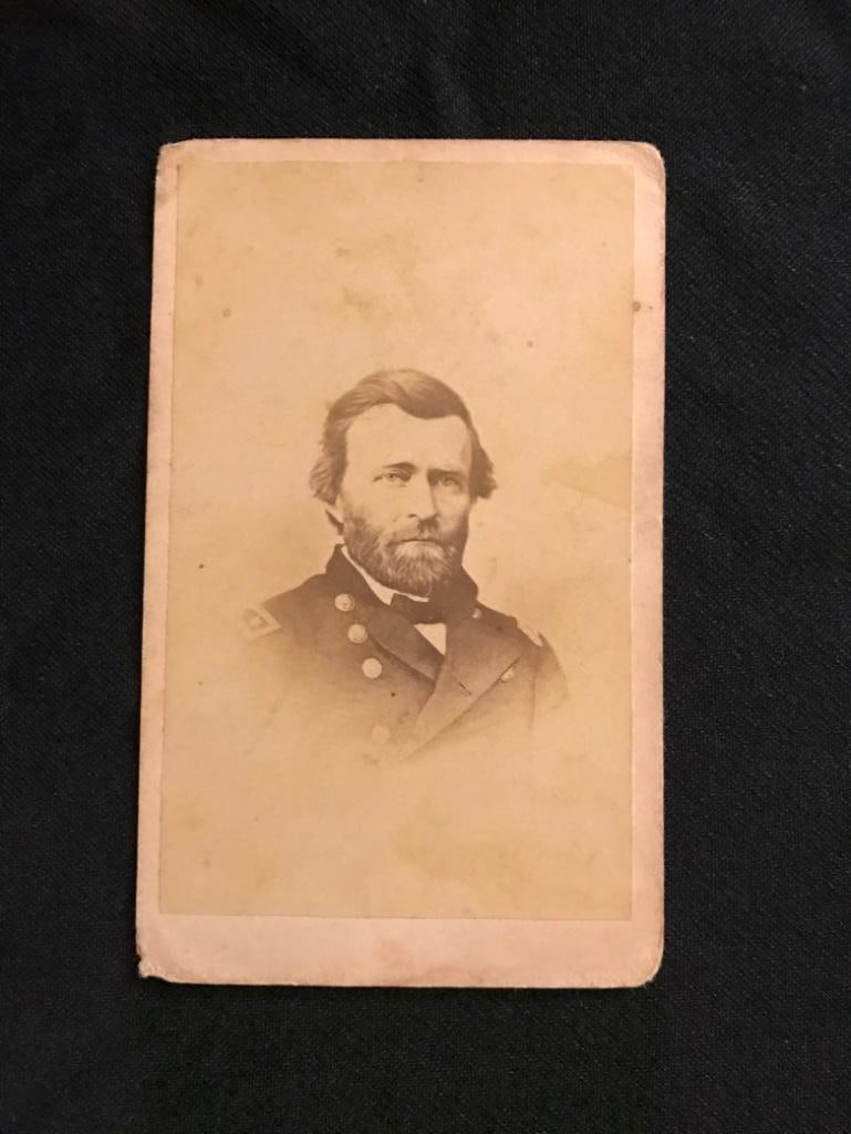 1863 Civil War Carte de Visite General President Ulysses S. Grant (1 of 3)