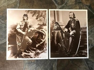 Pair of George Armstrong Custer Photo Prints