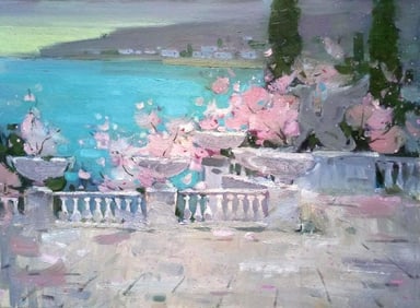 21st Century Ukrainian Seascape Oil Painting