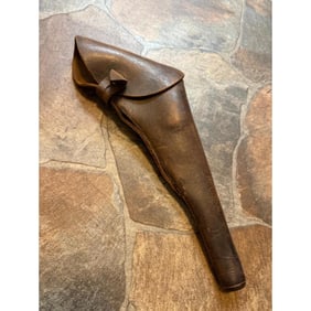 Antique Leather Flap Revolver Holster