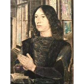 19thc French Etching, Netherlands Nobleman