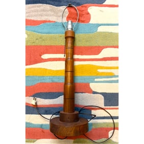 Mid Century Danish Wooden Lamp