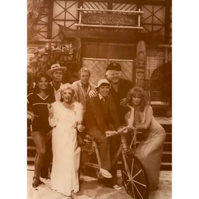 Gilligan's Island Television Cast Sepia Tone Photo