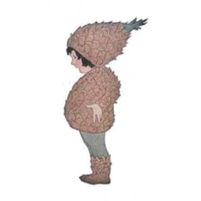 1914 Children's Prints, Pineapple, Coffee