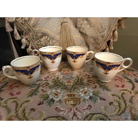 Vintage Group of English Demitasse Cups