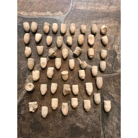 Collection of Civil War Minie Balls Bullets