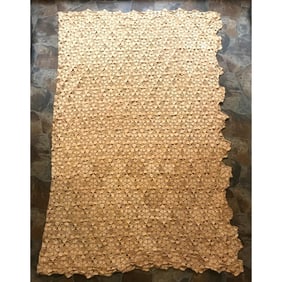 Vintage Crochet Rectangle Tablecloth
