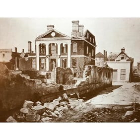 Civil War Ruins, Pinckney Mansion Charleston South