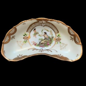 Vintage Limoges Porcelain Victorian Dish