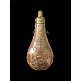 Rare Museum 1850 Peace Powder Flask