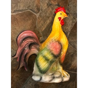Vintage Italian Ceramic Rooster Chicken