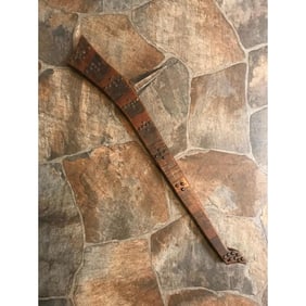 Rare 19thc Native American Indian Gunstock War Club