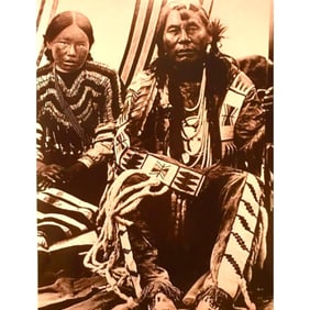 Native American Indian Chief, Bride Photo Print
