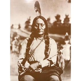 Native American History, Sitting Bull Photo Print