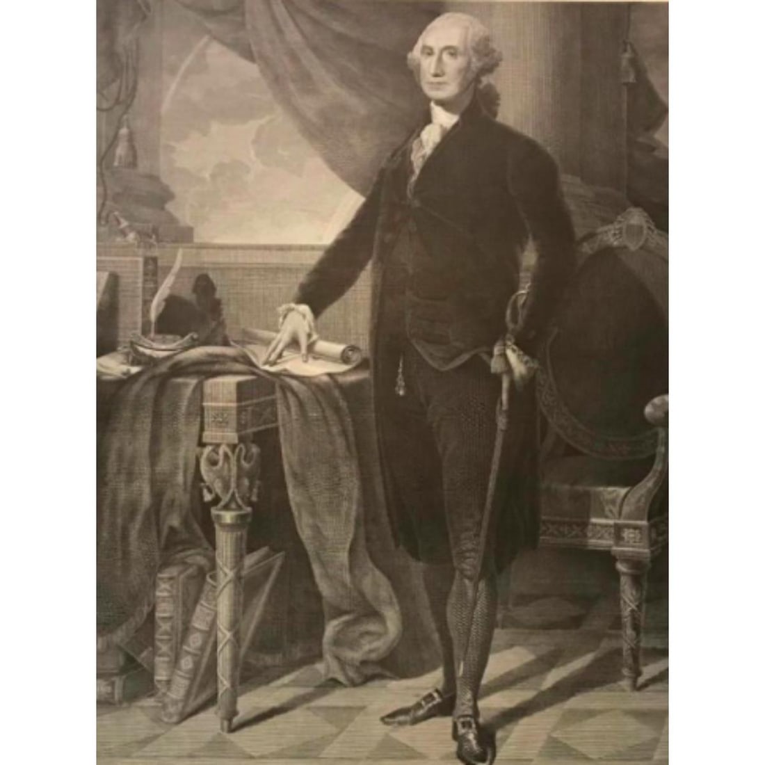 Vintage George Washington Print (1 of 2)