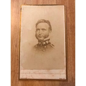 19thc Civil War Confederate General Stonewall Jackson CDV