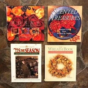 Group of Floral Crafting Books