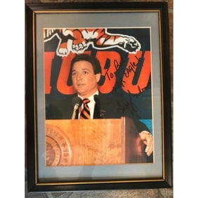 Auburn University Coach Terry Bowden Signed Photo