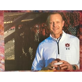 Auburn University Coach Bryan Harsin Signed Photograph