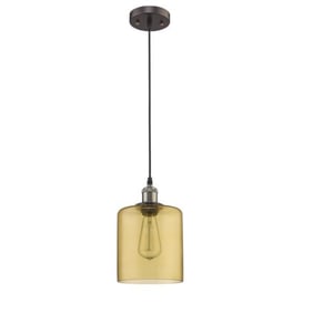 Modern Amber Glass Pendant Light