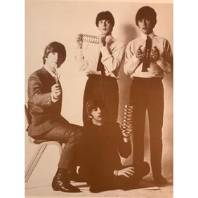 Large Size Vintage Beatles Photo Print
