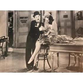Large Size Charlie Chaplin Movie Photo Print