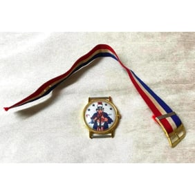 Vintage Uncle Sam, Vote Novelty Wristwatch