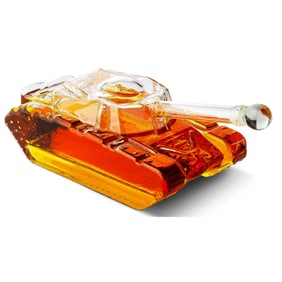 Army Tank Novelty Whiskey Decanter