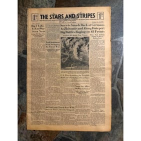 World War II Stars And Stripes Newspaper