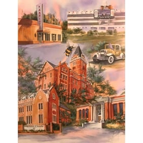 Rare Limited Edition Print, Georgia Tech, Anni Moller