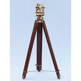 Nautical Floor Standing Brass Theodolite Telescope
