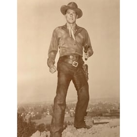 Large Size Ronald Reagan Cowboy Photo Print