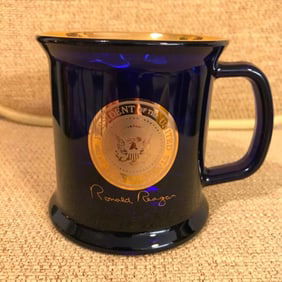 Ronald Reagan Presidential Glass Mug