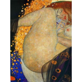After Klimt, Danae Ceramic Art Tile