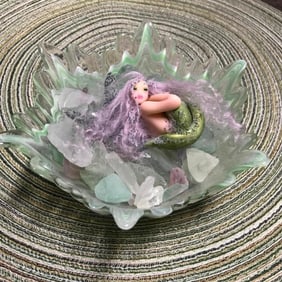 Artisan Mermaid Doll Sculpture