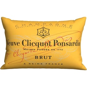 Veuve Clicquot Brut Champagne Accent Pillow Cover