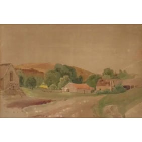 Attributed to Middleton, 19thc Landscape, Watercolor Painting