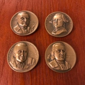 Declaration of Independence Bronze Collector Coins