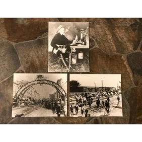 Set of Buffalo Bill Wild West Show Photo Prints