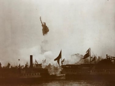 Statue of Liberty Unveiling Ceremony Photo Print