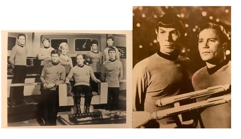 Pair of Star Trek Photo Prints